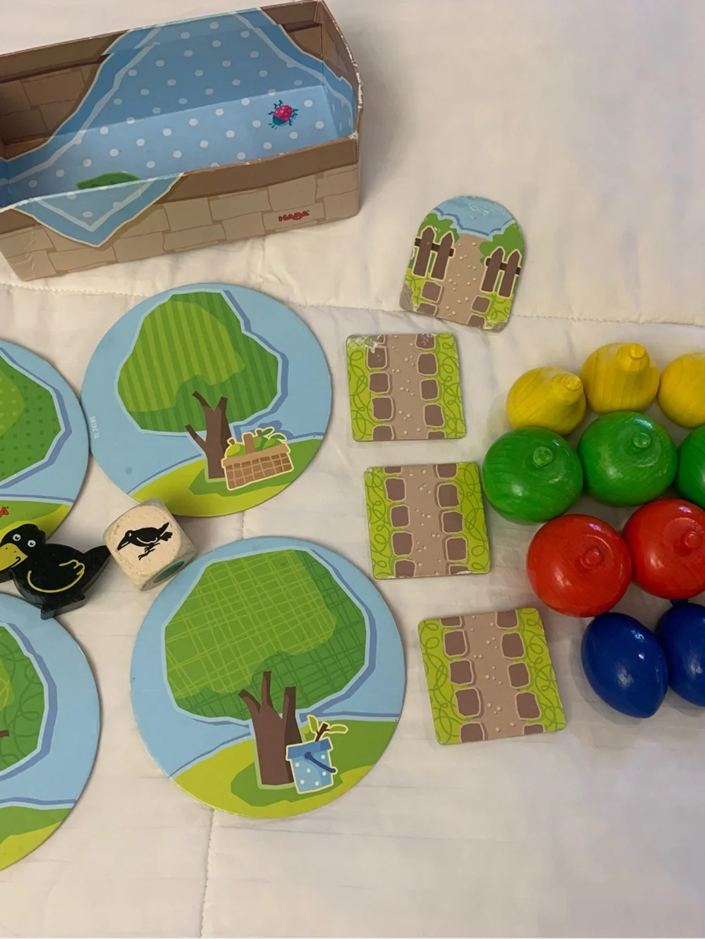 Haba Wooden Fruit First Orchard German Game